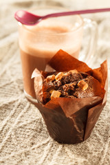 cakes with chocolate