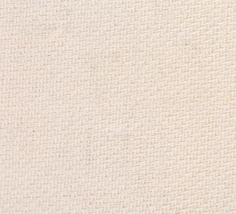 Closeup of white natural linen texture.