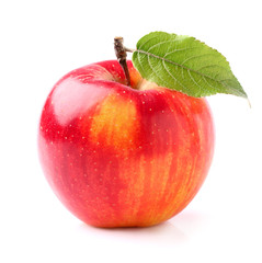 Ripe apple with leaf © Dionisvera