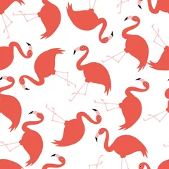 Papier Peint photo Flamingo seamless flamingo pattern