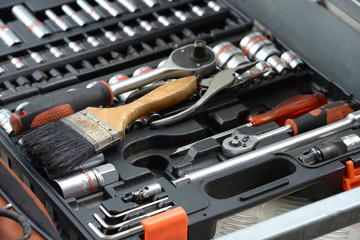 Fototapeta premium Garage tool box