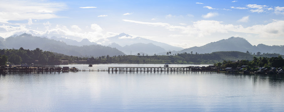 River and mountain in Thailand