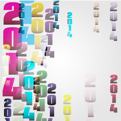 Graphic background - written numbers 