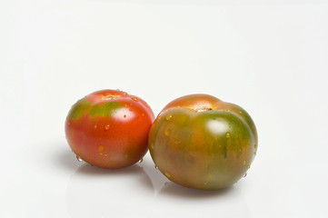 two tomatoes