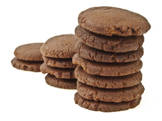 Fototapeta na wymiar step of chocolate cookie