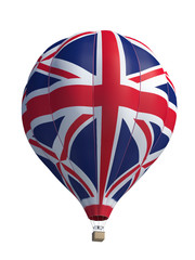 hot air balloon on a white background