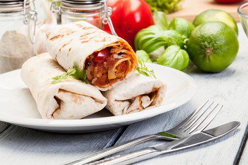 Mexican burritos