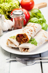 Mexican burritos