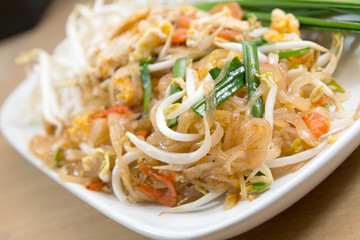Pad thai, Stir fry noodles with shrimp