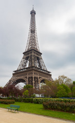 Eiffel Tower with Path