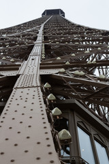 Eiffel Tower Leg Beams, Portrait