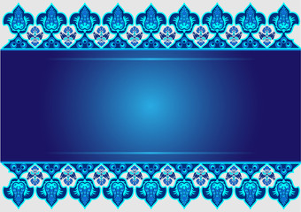 blue ottoman serial patterns eleven