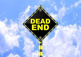 DEAD END ROAD SIGN