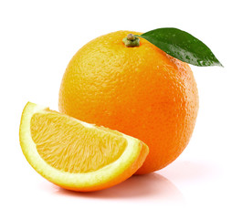 Sweet orange with slice