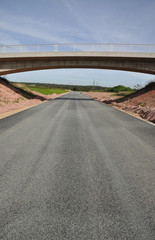 Fototapeta premium Straßenbau