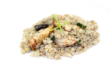 risotto au poulet