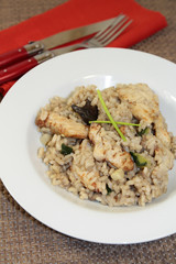 risotto au poulet