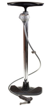 manual air pump with pressure indicator