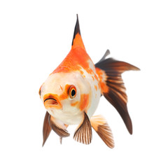 Goldfish on a white background © Mirek Kijewski