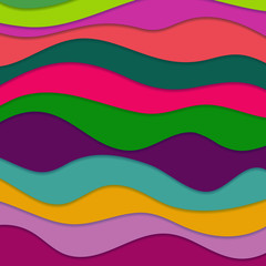 Abstract Wavy Background