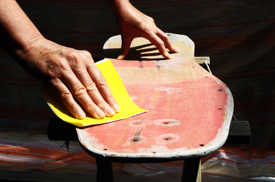 Restore an Old Skateboard - Powered by Adobe