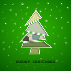 Christmas tree green
