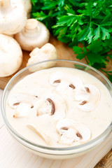 Mushroom cream soup