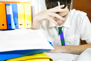 La cigarette au bureau