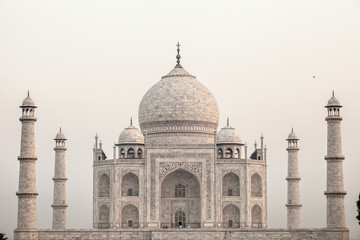 Fototapeta na wymiar Taj mahal.famous zabytek w Indiach, Agra, Uttar Pradesh