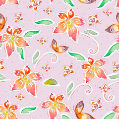 abstract seamless texture watercolor