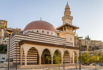 Fototapeta na wymiar Meczet w Ammanie Downtown