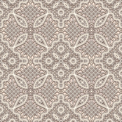 Old lace background, seamless pattern