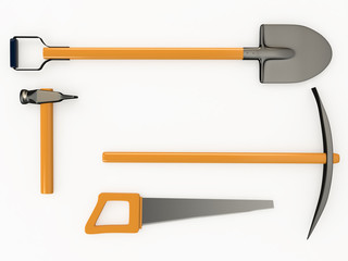 Set of tools, 3D