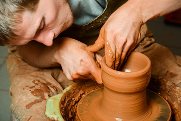 potter at work