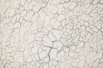 cracked beige paint