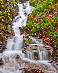 Fototapeta na wymiar Pristine water fall In Himalaya