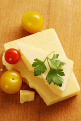 cheese with parsley