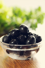 marinated Black olives