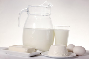 still life of dairy products