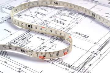 Plan et mesure d'intérieur