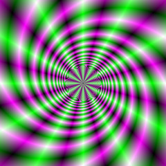 Neon Spinning Wheel