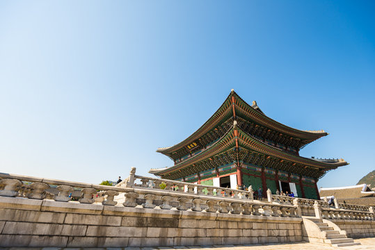 Gyeongbokgung palace in Seoul, Korea