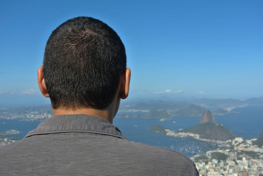 Tourist taking a look on Rio @ Brazil