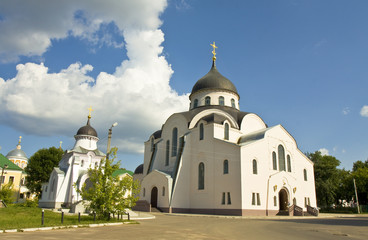 Fototapeta na wymiar Tver, Russia, Christmas convent