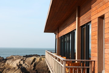 Chalet en bord de mer