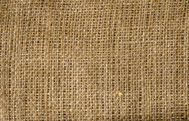 burlap texture close up
