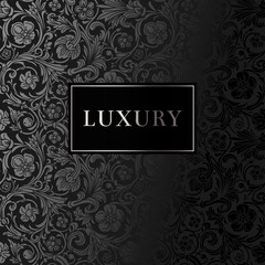 A luxury vintage vector card