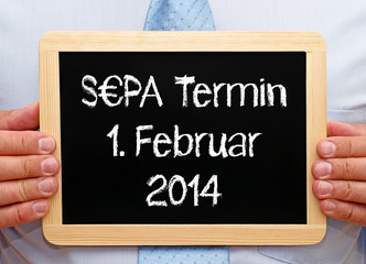 SEPA Termin 1. Februar 2014