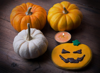Halloween homemade gingerbread cookies