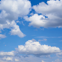 Obraz na płótnie Canvas Clouds on the blue sky